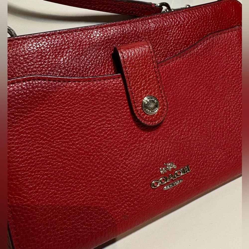 Coach Noa Pop Up Crossbody Bag red Messenger Bag Purse Wallet